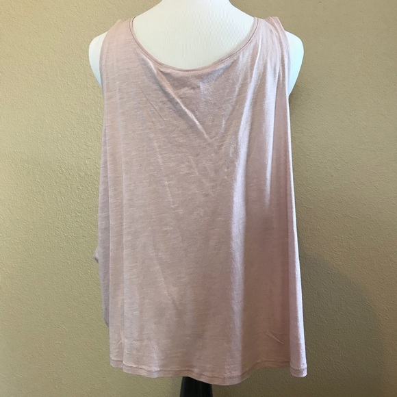 H&M Light Pink Crop Tank Top - Picture 3 of 4
